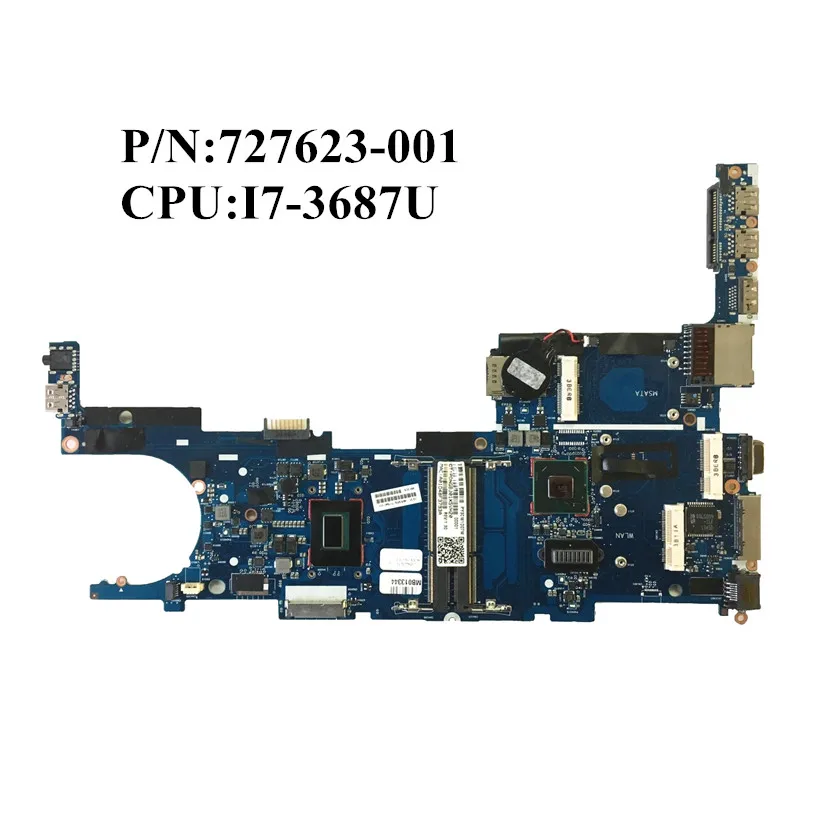 

Excellent For HP 9470M Laptop Motherboard With I7-3687U CPU DDR3 727623-001 6050A2569401 100% working