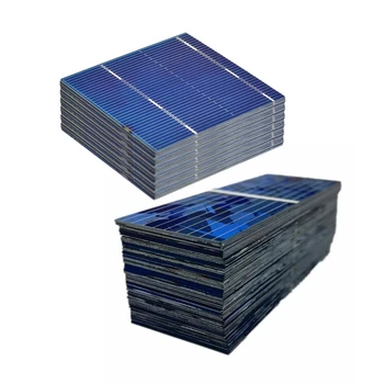 

200Pcs 0.5V Solar Panel Diy Solar Cell Battery Charger, 100Pcs 52X52Mm & 100Pcs 52X19Mm