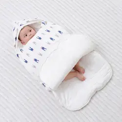 Детские спальные мешки пеленки кокон для новорожденных одеяло конверт спальные мешки мультфильм шаблон новый ребенок кокон конверты для