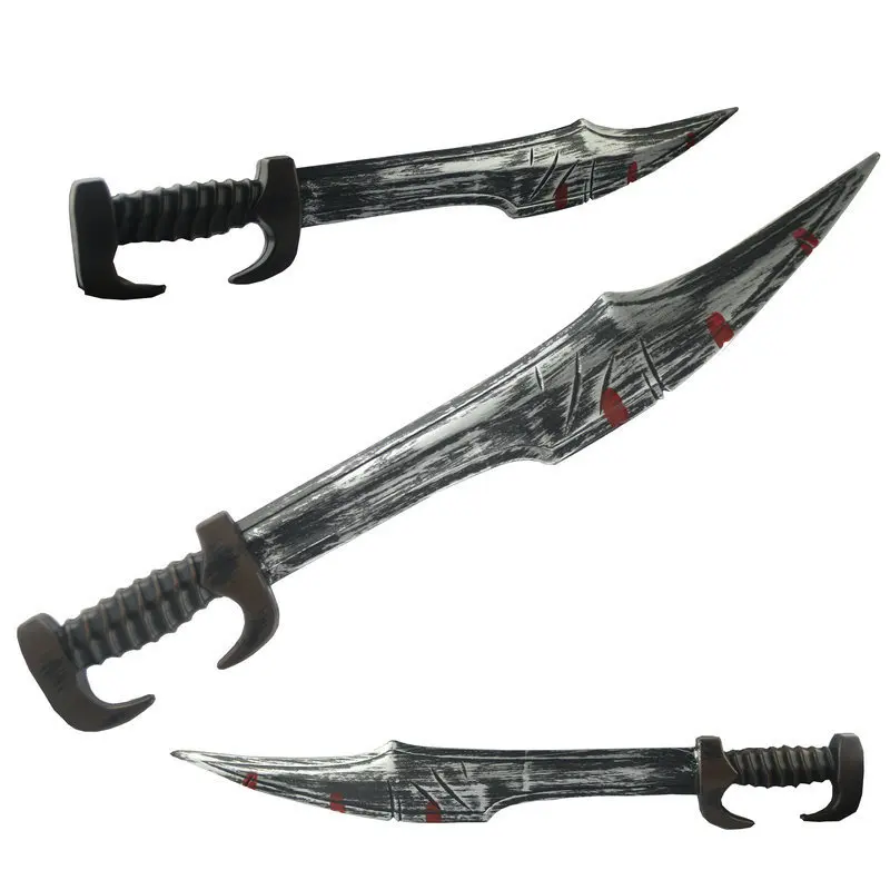 Детские пластиковые игрушечные мечи мальчик Swordsman щит оружие Студенческая безопасность игрушечный меч модель оружия