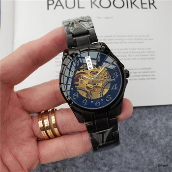

Men's Automatic Mechanical Watch Stainless Steel Men's Watch Casual Fashion Top Luxury Chronograph Reloj Hombre Tourbillon Clock
