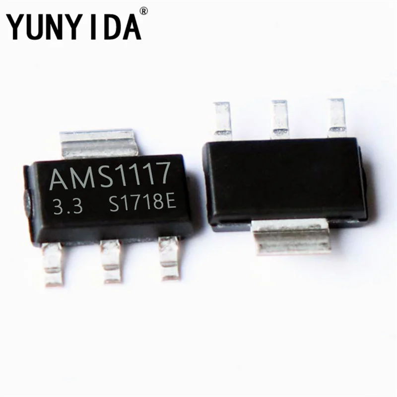 20pcs Voltage Regulator IC AMS1117-3.3V SOT-223 AMS1117-1.2V AMS1117-1.5V AMS1117-2.5V AMS1117-1.8V AMS1117-ADJ AMS1117-5.0V voltage regulator ic