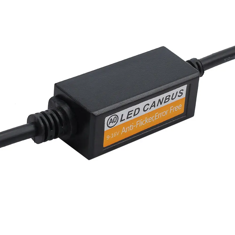 2 шт. H7 Автомобильный светодиодный резистор нагрузки CAN Bus Ошибка декодера Бесплатный адаптер