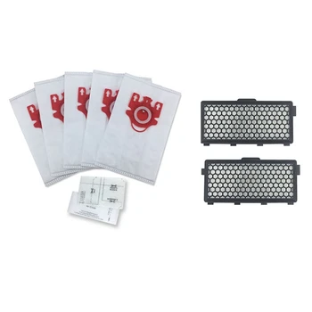 

Vacuum Cleaner Dust Bag Filter Cleaning Accessories with 2Pcs HEPA Filter
