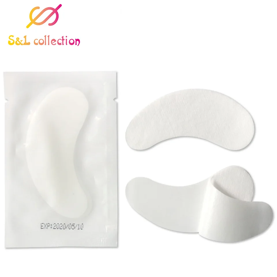 Наращивание ресниц под гелевыми подушечками для глаз маска для глаз бумажные накладки наклейки инструменты для макияжа маска упаковка - Цвет: white