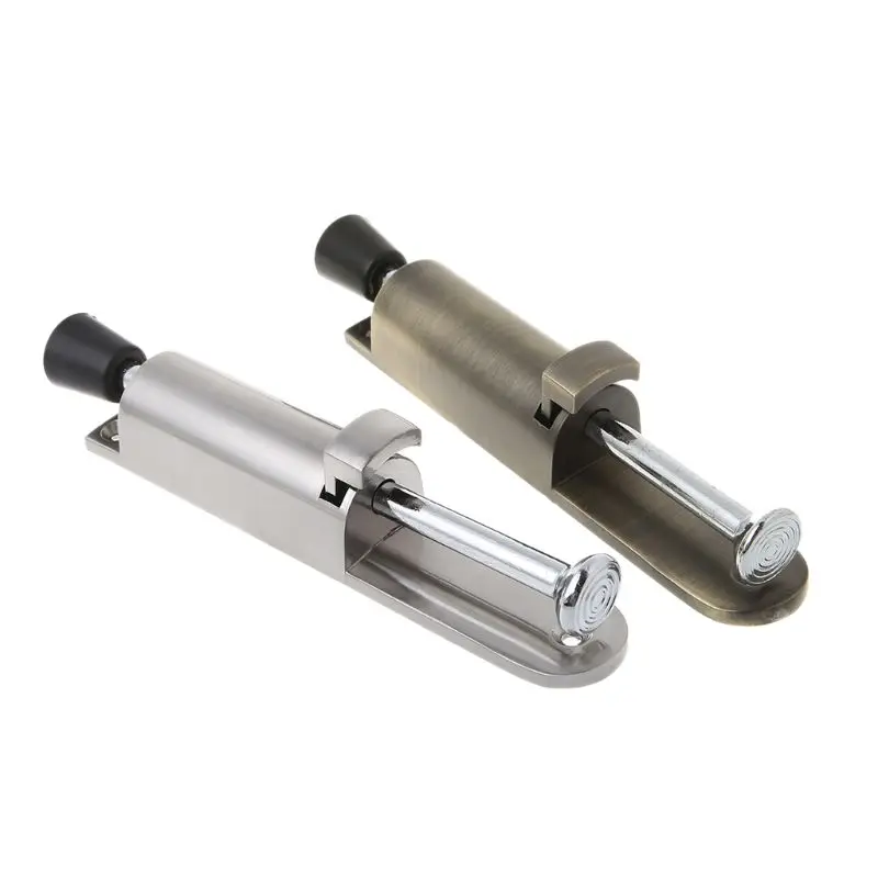 

Zinc Alloy Foot-operated Lever Door Stop Adjustable Kickdown Door Holder Door Buffer Fittings RXJB