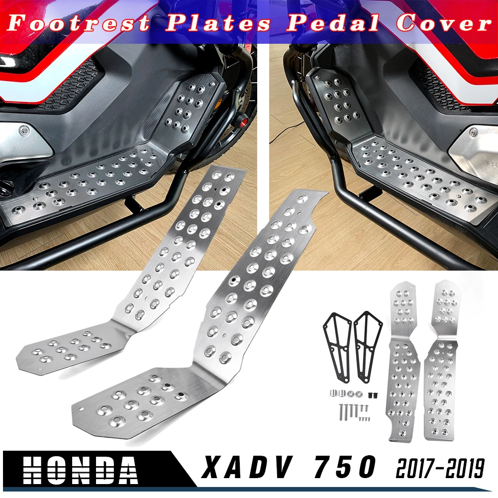 

For HONDA XADV 750 Foot Plate Board Pedals Footrest FootBoard Cover Mat Pad XADV750 X-ADV 750 2017 18 19 Motorcycle Accessories