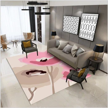 

Modern Fashion Home Mat Bedroom Area Rug Sofa Carpets Creative 3D Design Rugs For Living Room Bedside Multiple Sizes