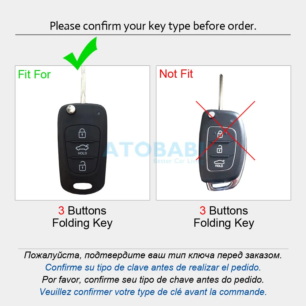 TPU Auto Schlüssel Schutz Hülle für Hyundai Rondo Sportage Soul