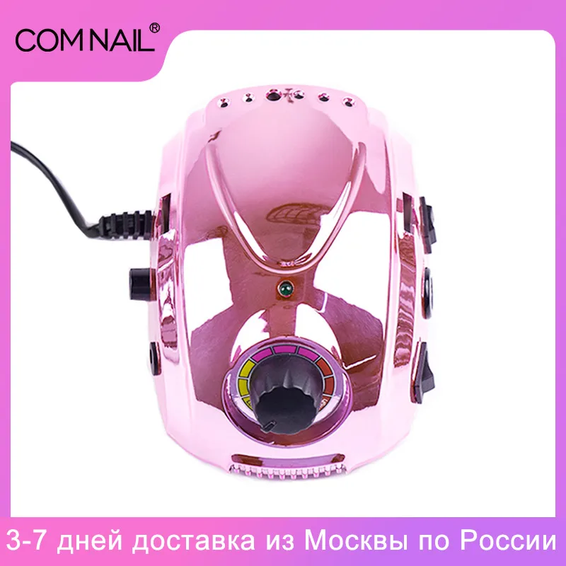 

Pink 65W 35000RPM Nail Polishing Drill manicure Machine With Six Basic Drills Nail Art Equipment Nail File Polishing Tool