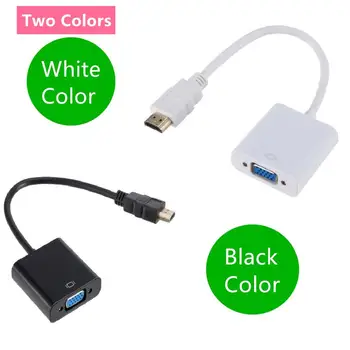 

HDMI to VGA Cable Converter HDMI Male To VGA Famale Converter Adapter Digital Analog HD 1080P For PC Laptop Tablet HDMI vers VGA