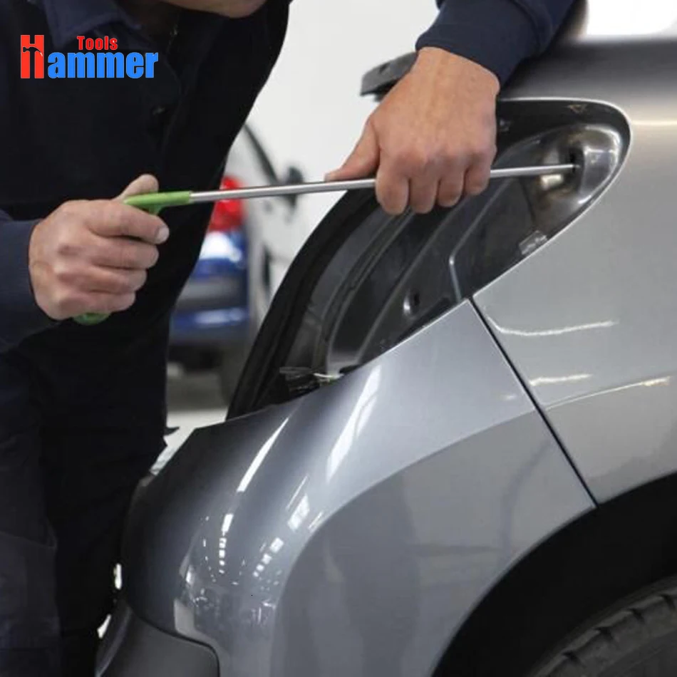 4 шт. PDR KING Rod Dent Repair инструмент для ремонта автомобиля Ding Dent Repair Rod Hook безболезненный инструмент для удаления града
