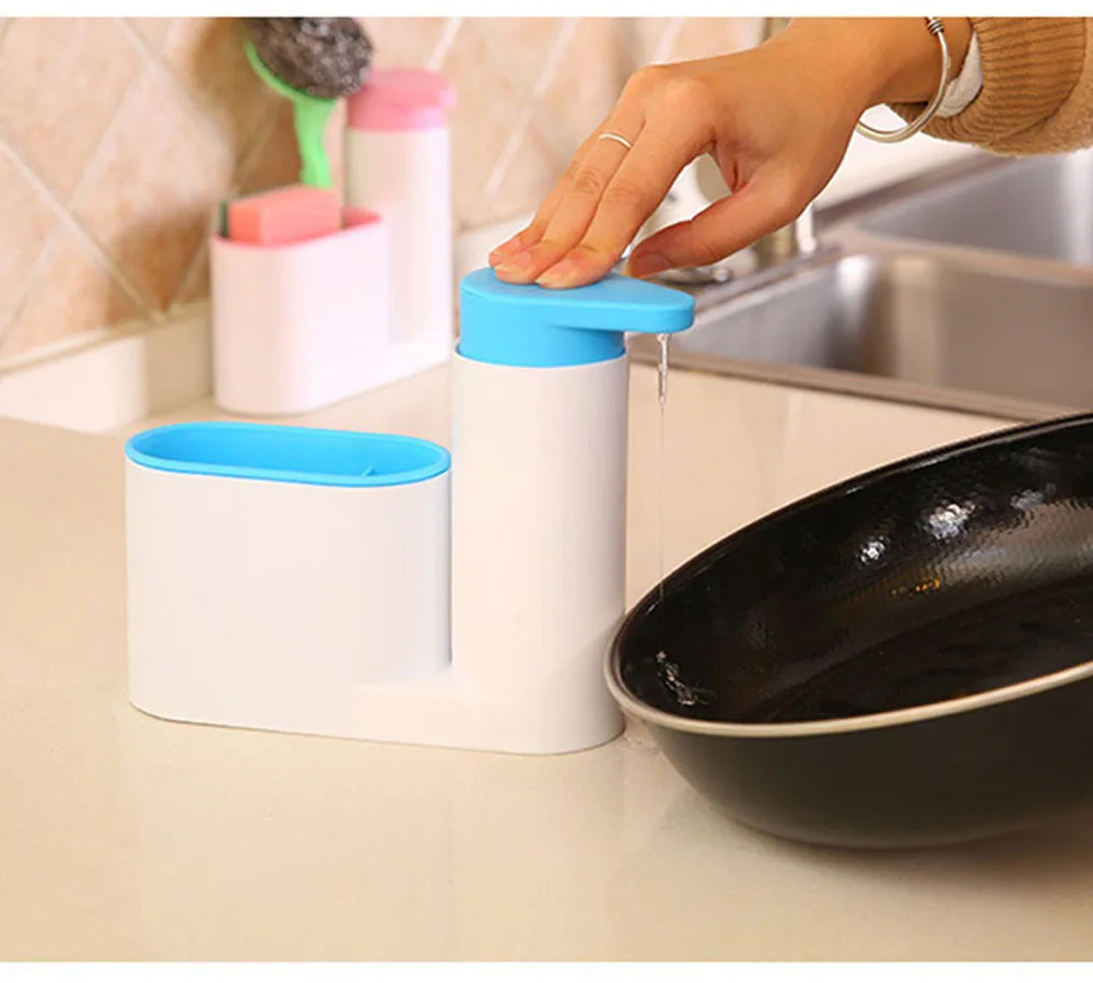 Kitchen-Stoarge-Rack-for-Cleaning-Sponges-Brushes-Soap-Dispenser-Bottle-Save-Space-Kitchen-Organizer-3