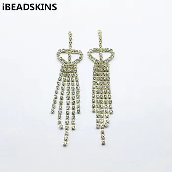 

New arrival! 78x18mm 50pcs Claw chain with Heart shape Charm for Earrings parts,hand Made Earrings Findings Jewelry DIY