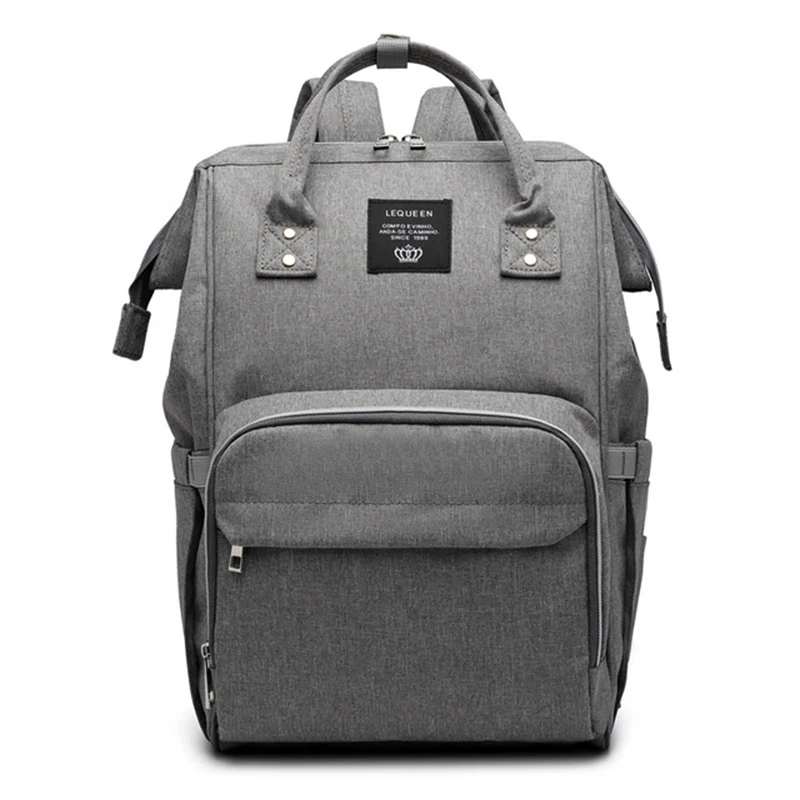 Sac à Langer Lequeen Multifonction - Grande Capacité étanche - 43.9x31x17.8 Cm