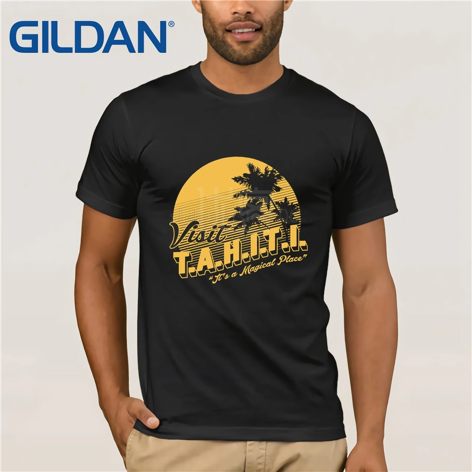 Agents Of Shield &quotvisit tahiti&quot men's t-shirt | Мужская одежда