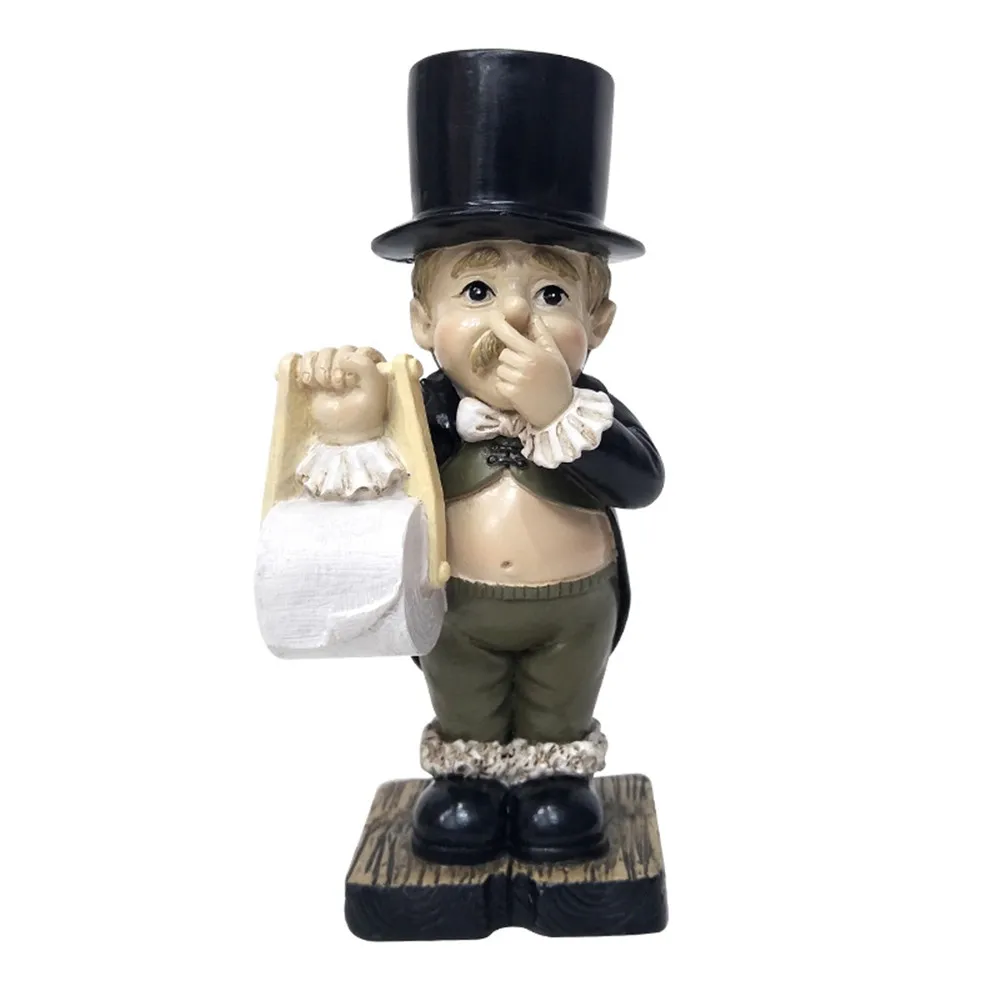 Toilet butler roll paper holder resin ornament bathroom toilet paper holder toilet paper rack toilet roll holder
