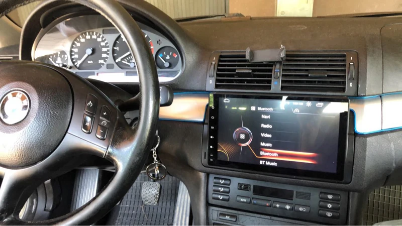 ANDROID9.0 BMW E46 E39 E53 X5 320 330 318I 320I X3 M3 M5 ANDROID GPS RADIO 9INCH IPS RDS DAB (3)