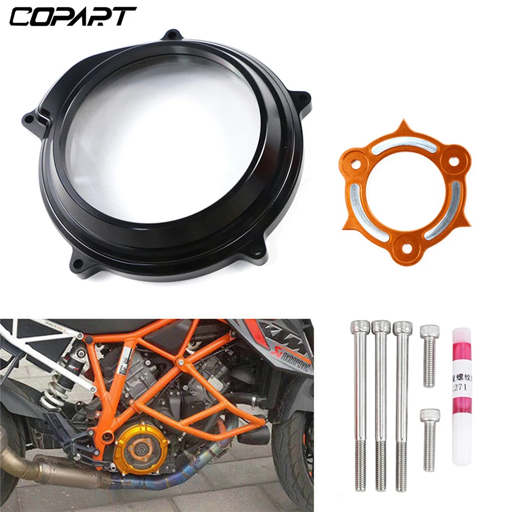 Для KTM 1050 1090 1190 Adventure R 1290 Super Duke GT LC8 Прозрачная крышка сцепления защитная накладка|