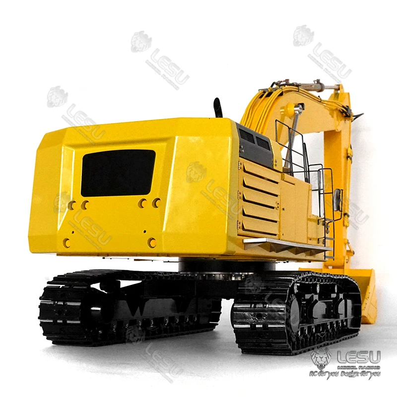 Металлический LESU 1/14 Carter 374 CAT 374F RC гидравлический экскаватор ESC Мотор сервопривод