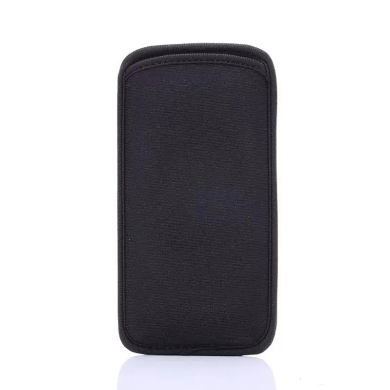 Мягкий гибкий неопреновый чехол для телефона для iPhone 7 8 Plus, защитный чехол для iPhone 11 Pro XS Max X XR 6 6S Plus 5S SE - Цвет: Black