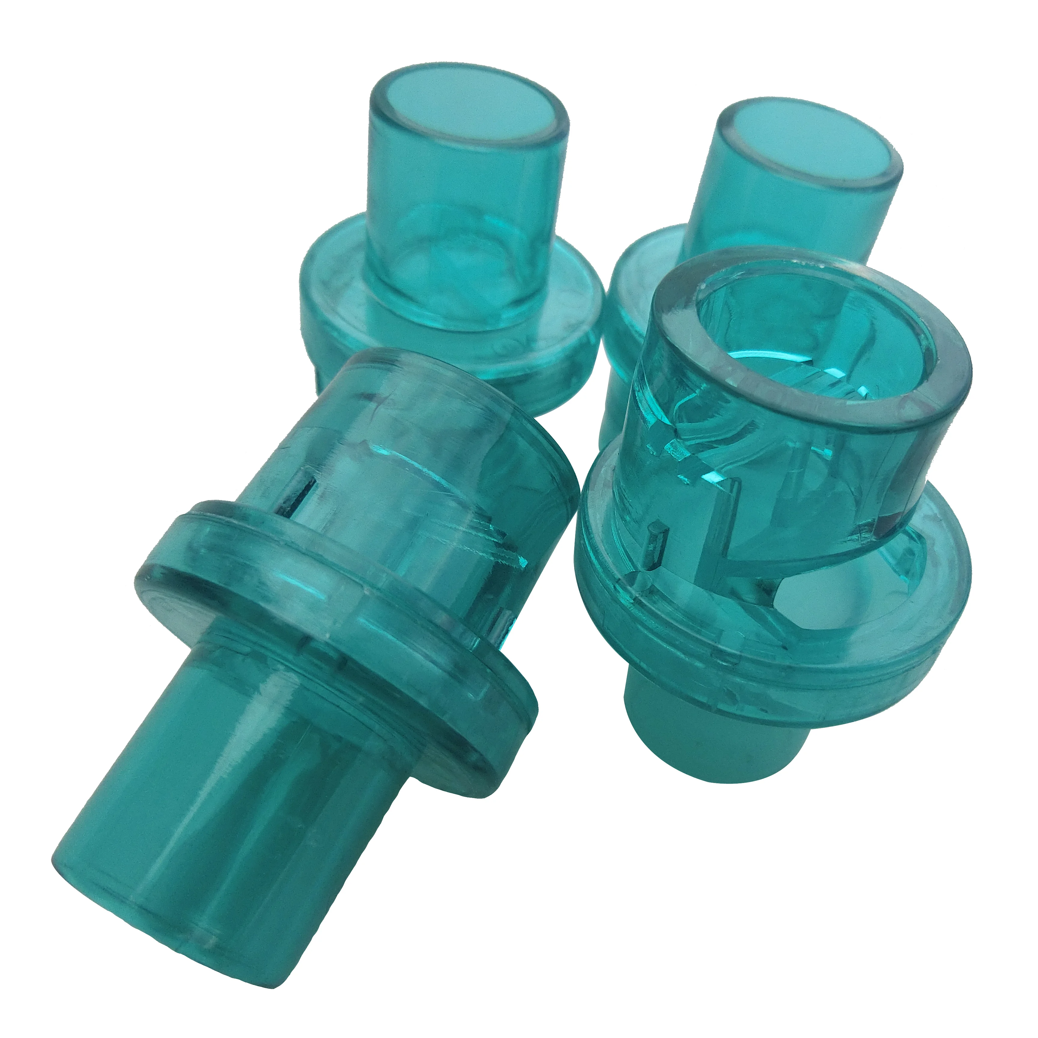 100Pcs Green Cpr Training Face Mask One-way Valve Filter Replacement Consumable CPR PVC Valves For First Aid Rescue Using 3