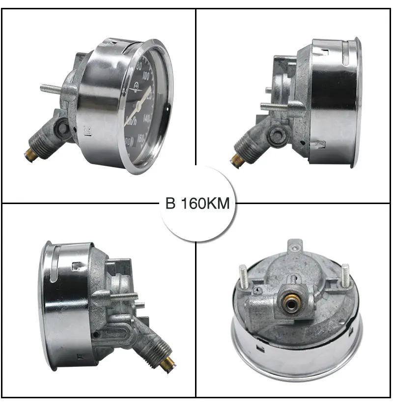 Alconstar-120 км/160 км мотоциклетный CJ-K750 Ретро Круглый спидометр для BMW R50 R1 R71 R12 для Урала M72 установка на фару