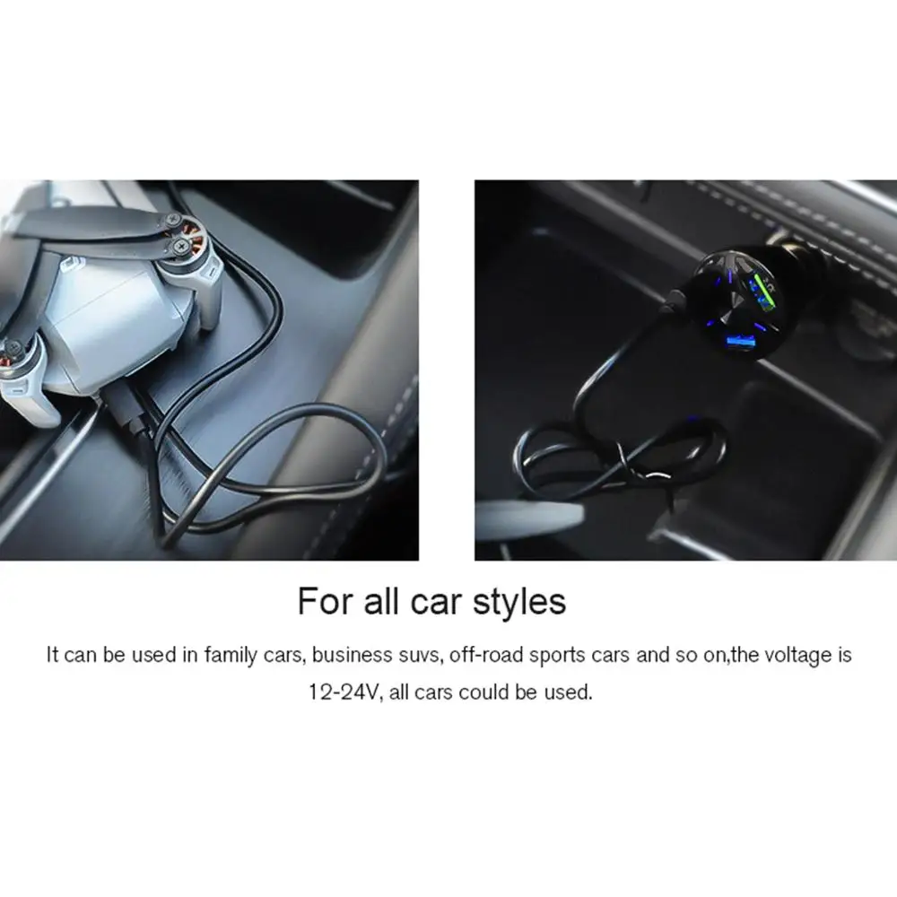 STARTRC Quick Charge 3,0 Автомобильное зарядное устройство USB Plug Chage зарядное устройство адаптер для DJI Mavic Mini Drone аксессуары