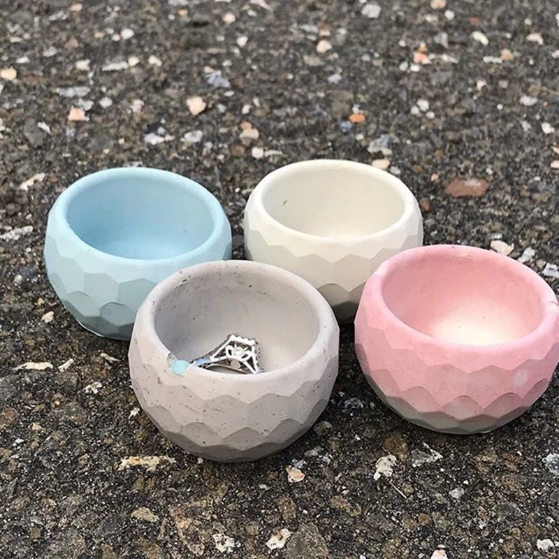 Милые формы для бетонных горшков мини размер цементный горшок суккулентов