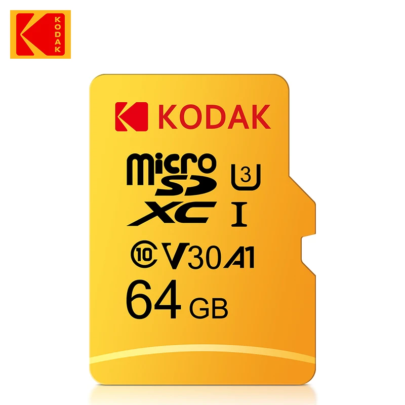 KODAK EVO PLUS Memory Card 256GB High Speed 100 MB/S Micro SD Class 10 U3 TF Cards UHS-I 128G 64GB 32GB Micro SD Card 