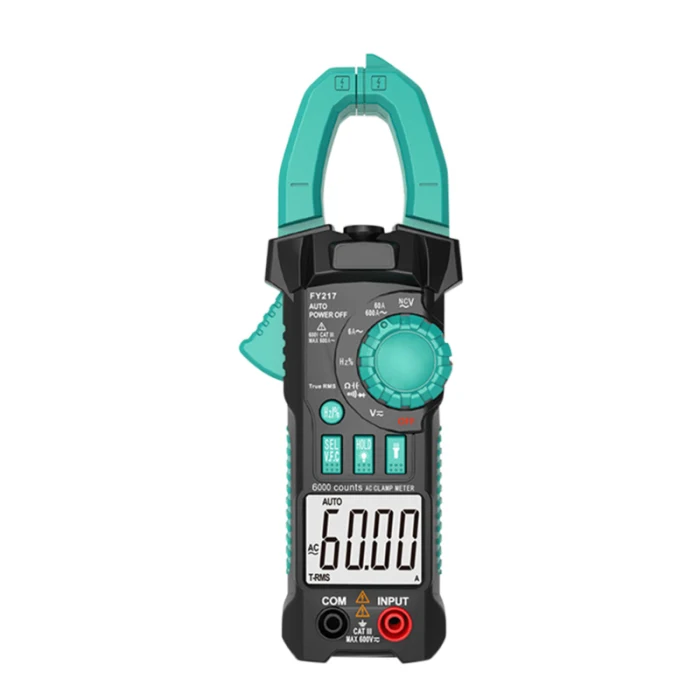 FY217 Multimeter Digital Clamp Meter True RMS AC DC Auto Range Measurement Clamp Testers Meter ALI88