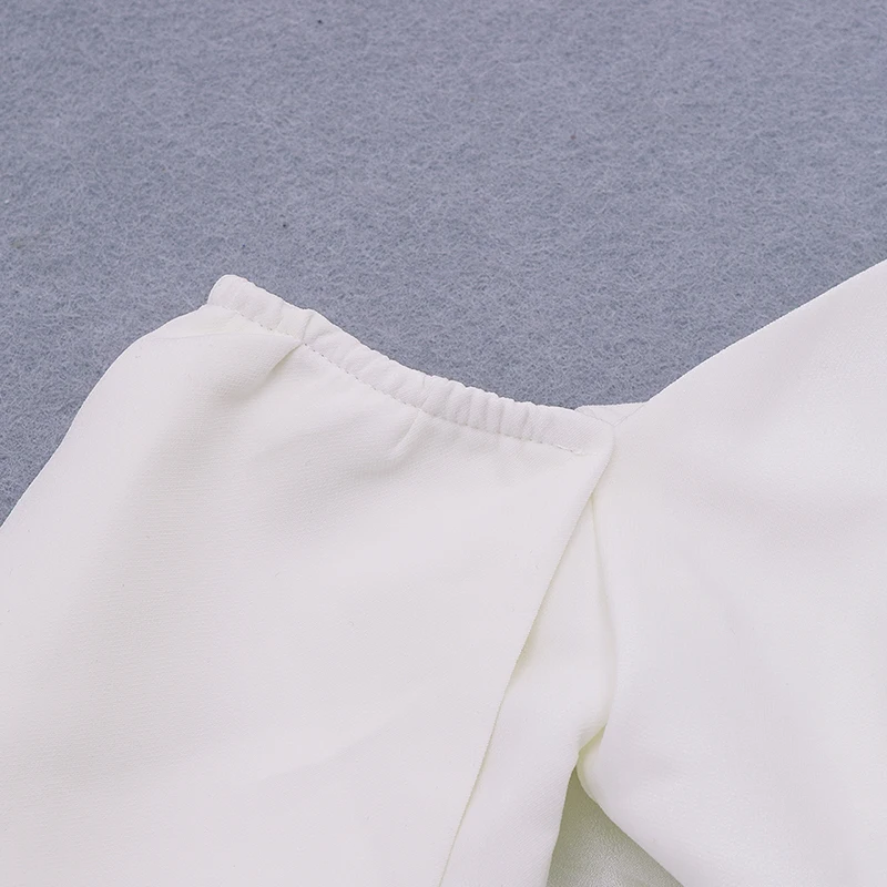 Max Spri трендовые Асимметричные драпированные белые платья с длинными рукавами Новая коллекция офисных леди клуб Vestidos