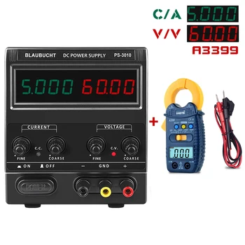 

60V 5A EU Inventory Laboratory Power-Supply Lab Switch Adjustable Power Source Digital Voltage Stabilizer+Multimeter A3399