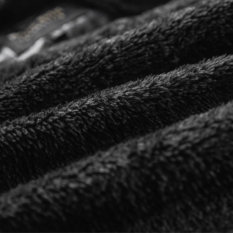 KIOVNO Men Winter Pu Leather Jackets Coats Stand Collar Fleece Lined Motorcycle Faux Leather Jackets Outwear For Male (6)