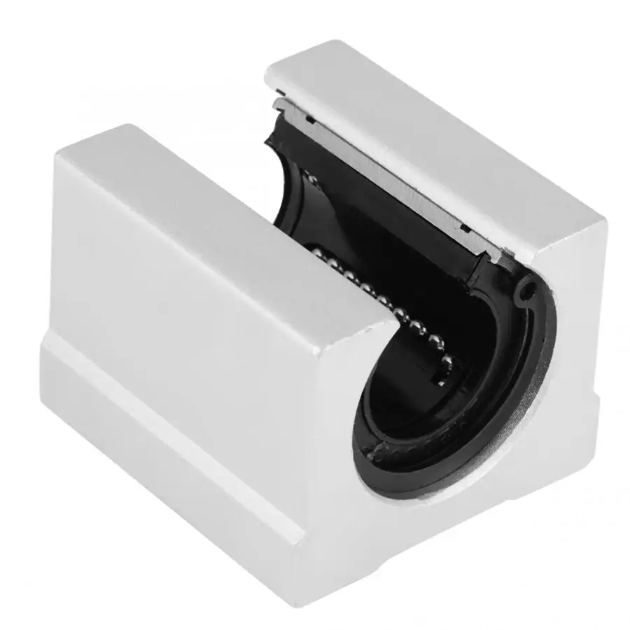 4 Pcs SBR20UU 20mm Aluminum Open Linear Motion Bearing Shaft Block