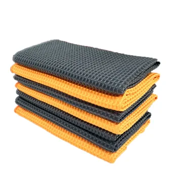 

Soft Car Window Care Microfiber Wax Polishing Detailing Towel Car Cleaning Wash Traceless Cloth Kitchen Cleaner 40x40cm