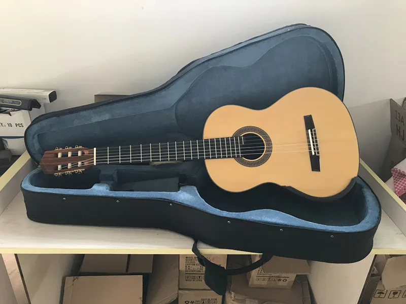 Aiersi бренд Профессиональный Smallman прочная Классическая гитара SC097S с чехол для гитары