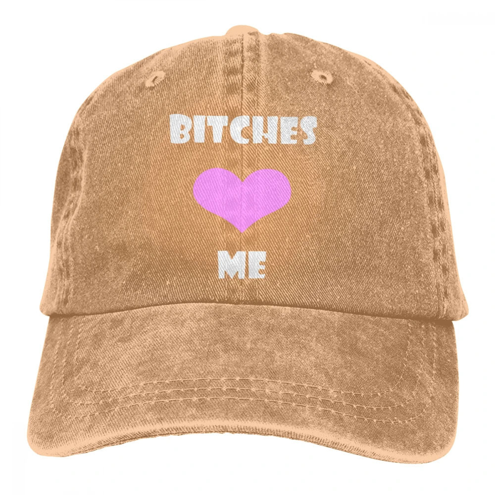 Суки Love Me Casquette черные унисекс Мужские Женские джинсовые бейсболка с ремешком кепки Регулируемый Гольф папа шляпа - Цвет: Хаки