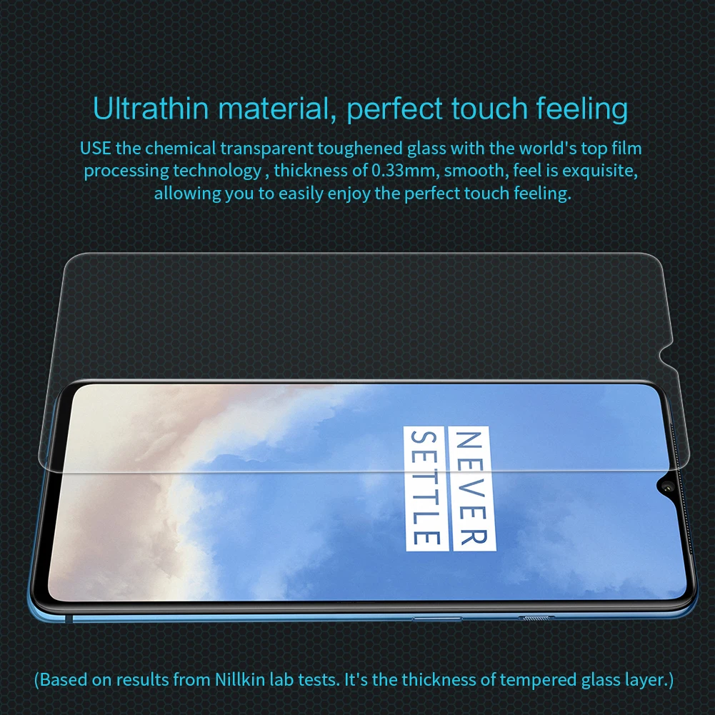 Защитная пленка для экрана OnePlus 7T для OnePlus 7T стекло NILLKIN Amazing H 0,33 мм взрывозащищенное Закаленное стекло 1+ 7T