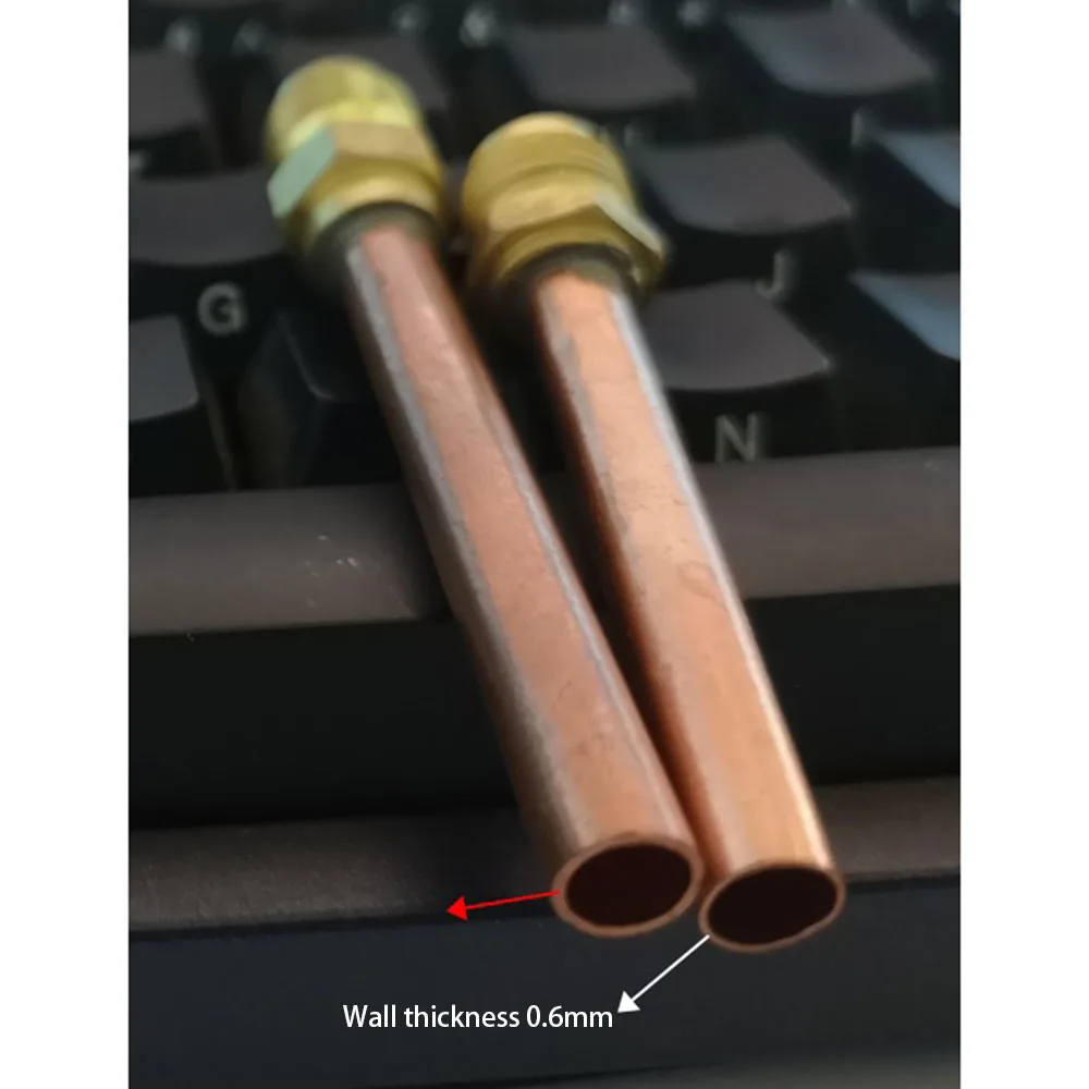 

10pcs New High Quality 118mm 1/4 Inch Access Needle Value Air Conditioning Refrigeratior Stem Core Access Valve Tools