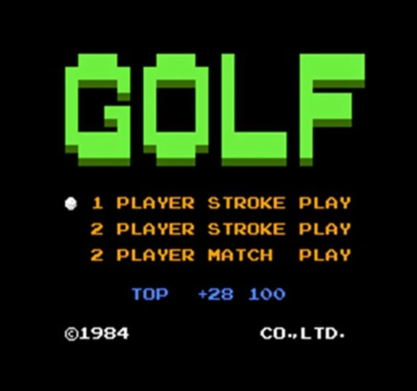 Гольф 60 контактов 8 бит игровой Картридж для 8 бит игровой консоли ePacket