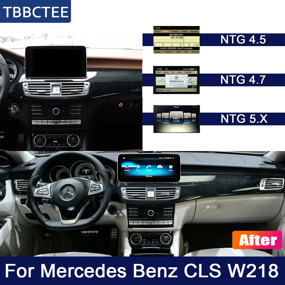 10 25 дюймов 4 + 64G Android дисплей для Mercedes Benz MB CLS W218 2010 ~ 2018 NTG автомобильный Радио экран