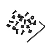 20Pcs/lot Metal Screw And Nut Replacement Set Fit M-LOK Rail Sections For Hunting Keymod Rail Sections Accessories New 1