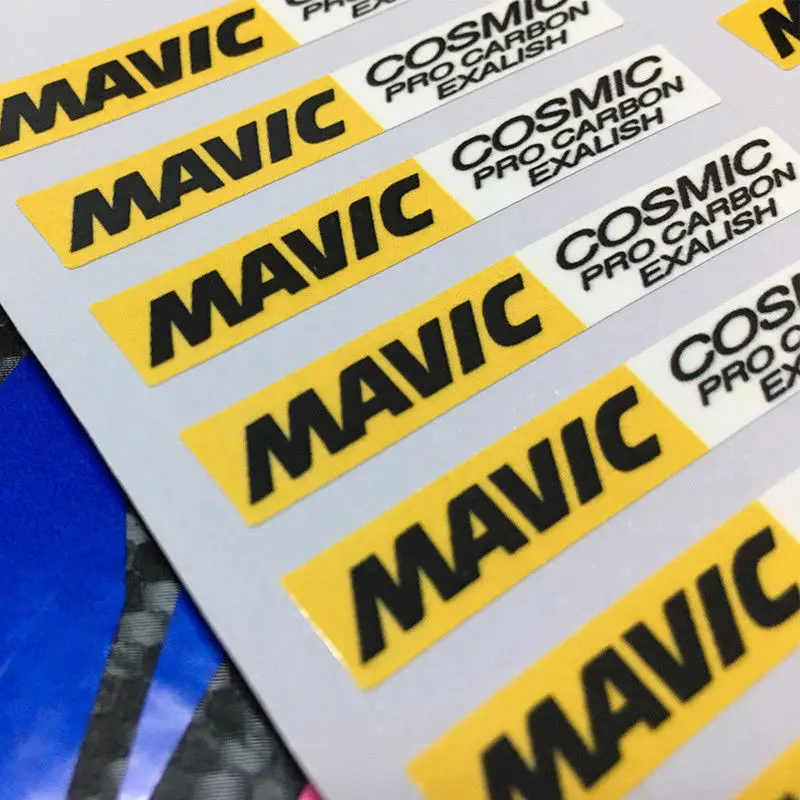 Наклейки для колес обод дорожный велосипед Mavic Cosmic Pro углеродный цикл наклейки для 24 30 38 40 50 мм обод