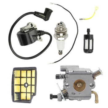 

Carburetor Spark Plug Ignition Coil Part Kit For Stihl MS200T 020T 0000 400 1306