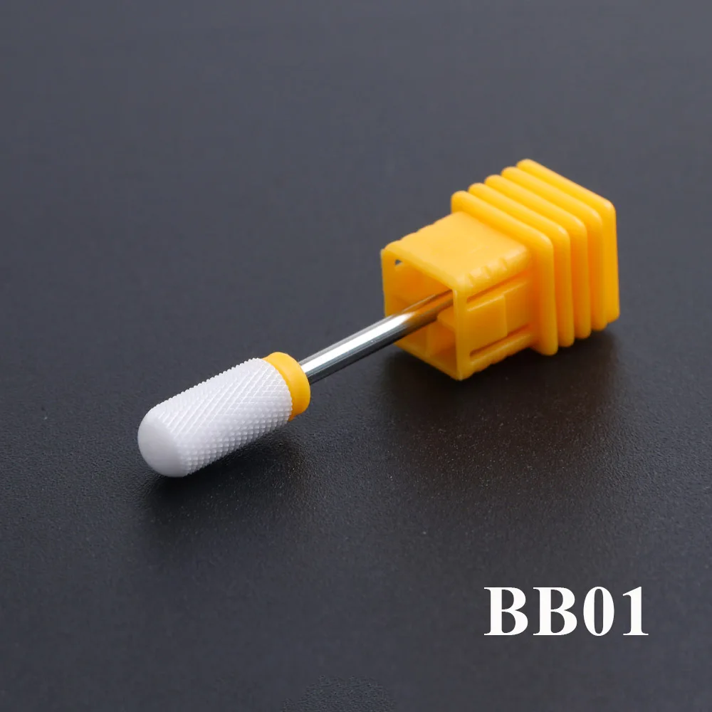 BB01 1 шт. керамический фреза для маникюра, педикюра, сверло для ногтей, роторное электрическое фрезерование пилок для ногтей, инструмент для ухода за ногтями, LABB01-11 - Цвет: BB01