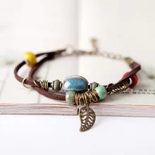 Lijiang керамический браслет, ручная работа, серия женских денег, первое ювелирное изделие, подарок, аксессуары