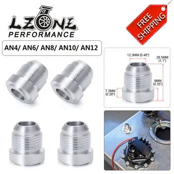 

Top Quality Aluminum AN4 AN6 AN8 AN10 AN12 Straight Male Weld Fitting Adapter Weld Bung Nitrous Hose Fitting 4PCS/SET