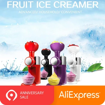

Frozen Fruit Dessert Maker Machine DIY Frozen Yogurt Maker Home Full Automatic Mini Household Mini Fruit Ice Cream Maker