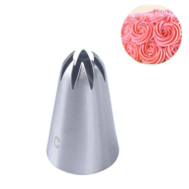 #1C Csővezeték Fúvóka Dekorációs Jegesedés Tippek Nagy Méretű Krémvirág Rózsa Fúvókák Sütik Sütőszerszám Sütemény Cupcake Dekoráció - Image 4